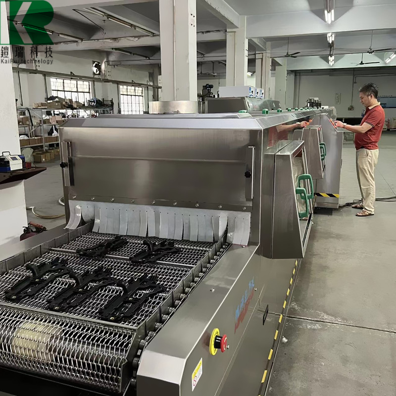 惠州珠海通过式除油清洗机 五金拉伸件铝件铜件喷淋清洗烘干机